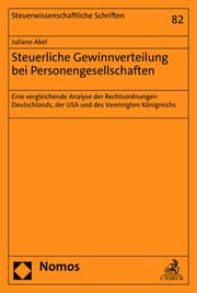 Cover von Steuerliche Gewinnverteilung bei Personengesellschaften