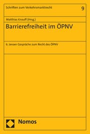Cover von Barrierefreiheit im ÖPNV
