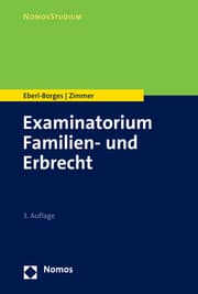 Cover von Examinatorium Familien- und Erbrecht