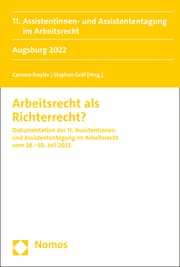 Cover von Arbeitsrecht als Richterrecht?