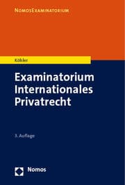 Cover von Examinatorium Internationales Privatrecht