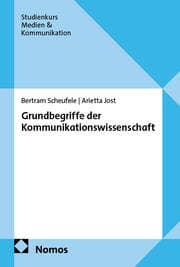 Cover von Grundbegriffe der Kommunikationswissenschaft