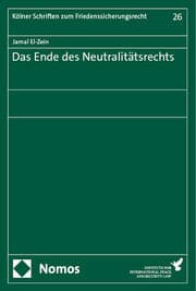 Cover von Das Ende des Neutralitätsrechts