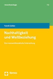 Cover von Nachhaltigkeit und Weltbeziehung