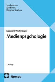 Cover von Medienpsychologie
