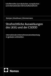 Cover von Strafrechtliche Auswirkungen des LkSG und der CSDDD