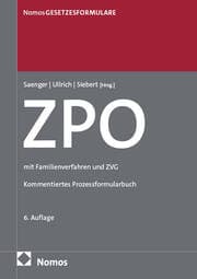 Cover von Zivilprozessordnung: ZPO