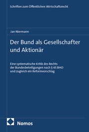 Cover von Der Bund als Gesellschafter und Aktionär
