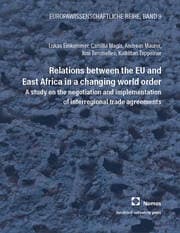 Cover von Relations between the EU and East Africa in a changing world order