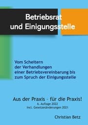 Cover von Betriebsrat und Einigungsstelle