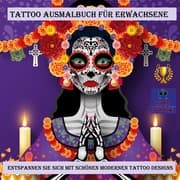 Cover von Tattoo Ausmalbuch für Erwachsene