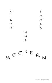 Cover von Nicht immer nur meckern