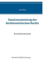 Cover von Gesetzessammlung des liechtensteinischen Rechts
