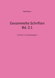 Cover von Gesammelte Schriften Bd. 3.1