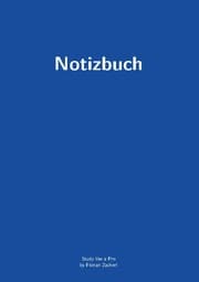 Cover von Pro-Notizbuch (blau)