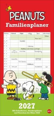 Cover von Peanuts Familienplaner 2027
