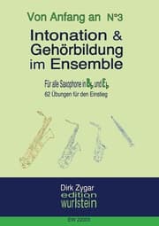 Cover von Intonation und Gehörbildung im Ensemble: Für alle Saxophone in Bb & Eb