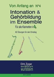 Cover von Intonation und Gehörbildung im Ensemble: Für Klarinetten in Bb