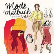 Cover von Mode Malbuch für Mädchen 2