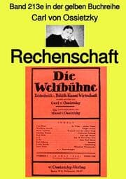Cover von Rechenschaft - Band 213e in der gelben Buchreihe - bei Jürgen Ruszkowski