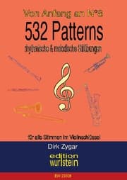 Cover von 532 Patterns - rhythmische und melodische Stilübungen