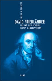 Cover von David Friedländer. Freund und Schüler Moses Mendelssohns