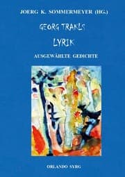 Cover von Georg Trakls Lyrik