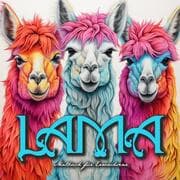 Cover von Lama Malbuch für Erwachsene