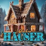 Cover von Lebkuchenhäuser Malbuch für Erwachsene