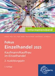 Cover von Fokus Einzelhandel 2025,2. Ausbildungsjahr
