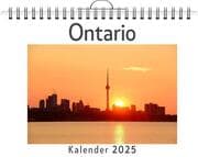 Cover von Ontario - (Wandkalender 2025, Kalender DIN A4 quer, Monatskalender im Querformat mit Kalendarium, das perfekte Geschenk)
