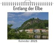 Cover von Entlang der Elbe - (Wandkalender 2025, Kalender DIN A4 quer, Monatskalender im Querformat mit Kalendarium, das perfekte Geschenk)