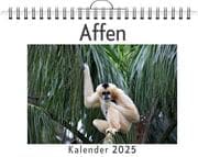 Cover von Affen - (Wandkalender 2025, Kalender DIN A4 quer, Monatskalender im Querformat mit Kalendarium, das perfekte Geschenk)