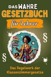 Cover von Das wahre Gesetzbuch für Lehrer - Genial lustiges Humorbuch - das perfekte Geschenk für Weihnachten und Geburtstag