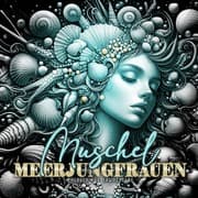 Cover von Muschel Meerjungfrauen Malbuch für Erwachsene