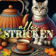 Cover von Alles stricken Malbuch für Erwachsene