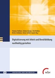 Cover von Digitalisierung mit Arbeit und Berufsbildung nachhaltig gestalten