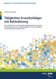 Cover von Tätigkeiten Erwerbstätiger mit Behinderung
