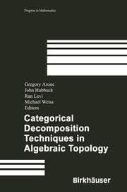 Cover von Algebraic Topology: categorical Decomposition Techniques
