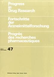 Cover von Progress in Drug Research / Fortschritte der Arzneimittelforschung / Progrès des recherches pharmaceutiques