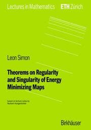 Cover von Theorems on regularity and singularity of energy minimizing maps