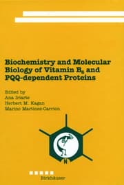 Cover von Biochemistry and Molecular Biology of Vitamin B6 and PQQ-dependent Proteins