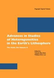 Cover von Advances in Studies of Heterogeneities in the Earth's Lithosphere