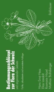 Cover von Bestimmungsschlüssel zur Flora der Schweiz und angrenzender Gebiete