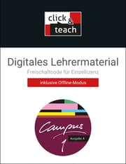 Cover von Campus A click & teach 1 Box