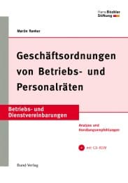 Cover von Geschäftsordnungen von Betriebs- und Personalräten