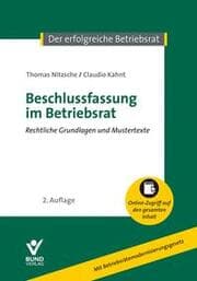 Cover von Beschlussfassung im Betriebsrat