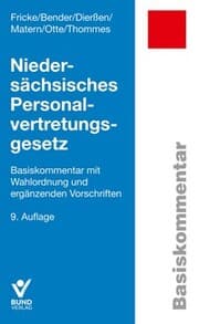 Cover von Niedersächsisches Personalvertretungsgesetz
