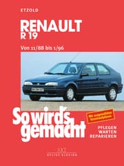 Cover von Renault R19 von 11/88 bis 1/96
