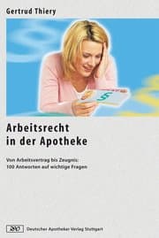 Cover von Arbeitsrecht in der Apotheke